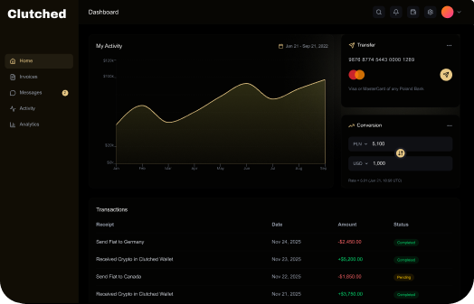 Clutched app preview